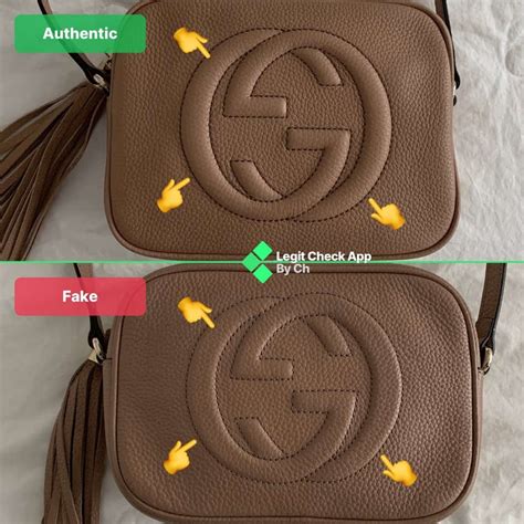 how to spot a fake gucci soho bag|counterfeit gucci.